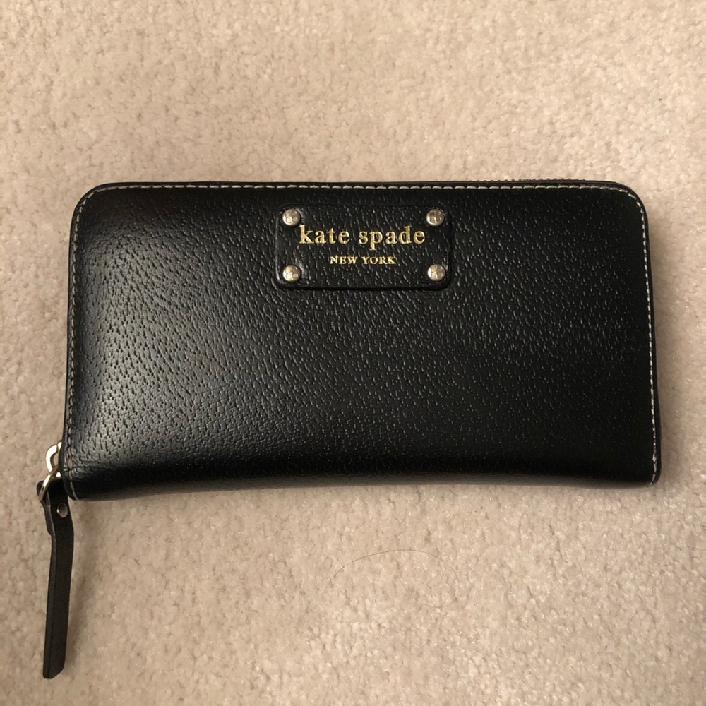 Kate Spade Black Continental Wallet